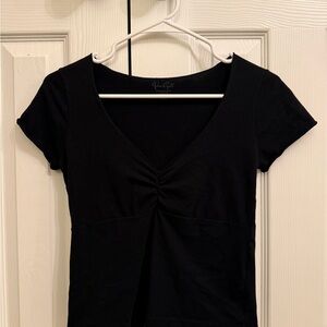 Brandy Melville Black Short Sleeve Top